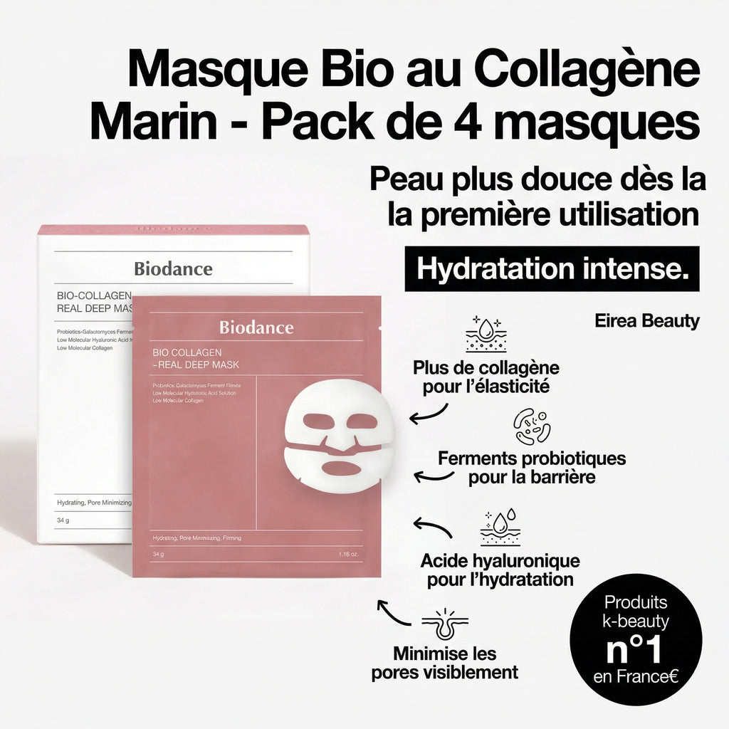 Biodance Bio-Collagen Real Deep Mask - Texture et application