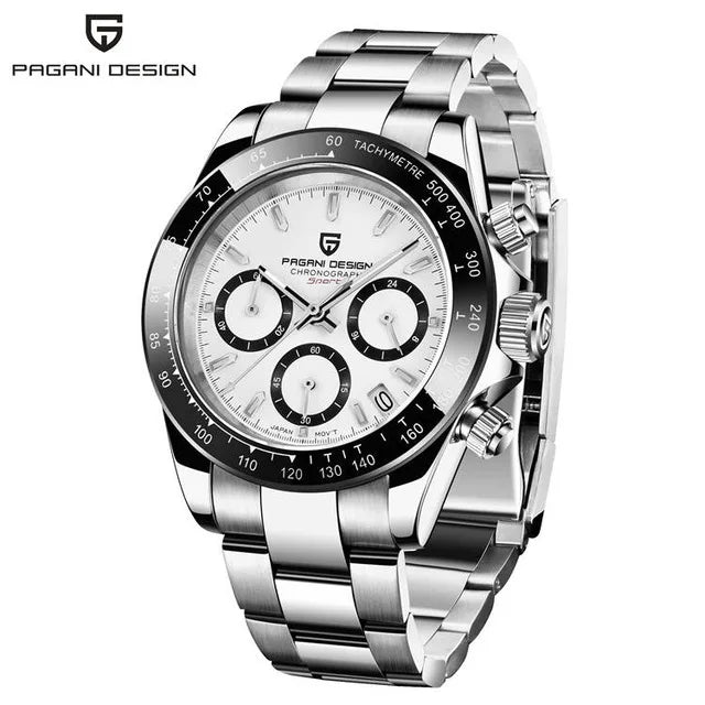 Montre chronographe homme - Vue profil boîtier 40mm