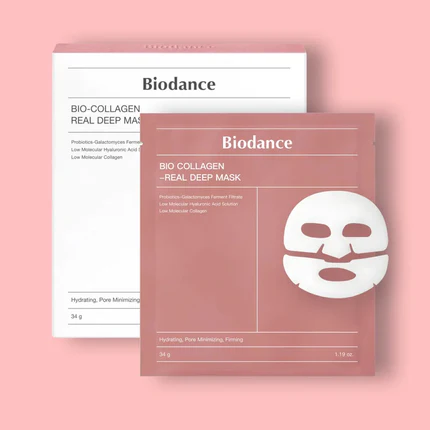 Masque bio collagène marin Biodance - Pack 4 masques tissu